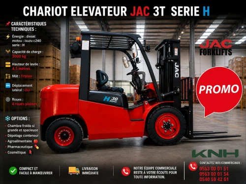 ( PROMO ) JAC Chariot Elevateur Serie H 2025