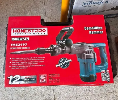 Marteau Piqueur Sds-Max 1500W 37J HONESTPRO