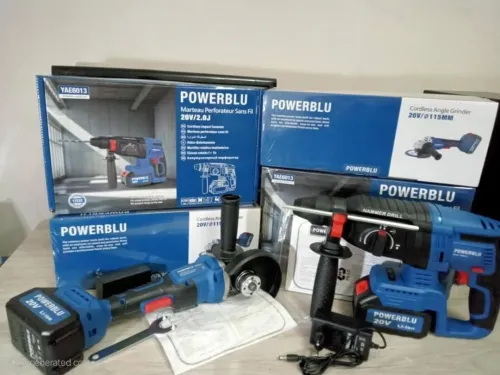Pack Powerblu Perforateur + transcenaise a batterie 