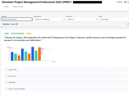 Plate-forme de La certification PMP à votre portée , +3000 questions interactives pour réussir.