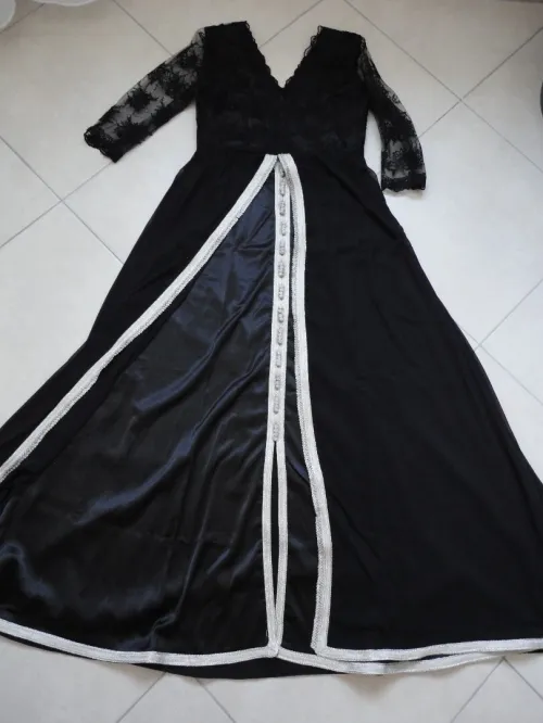 Caftan doublé sans ceinture 