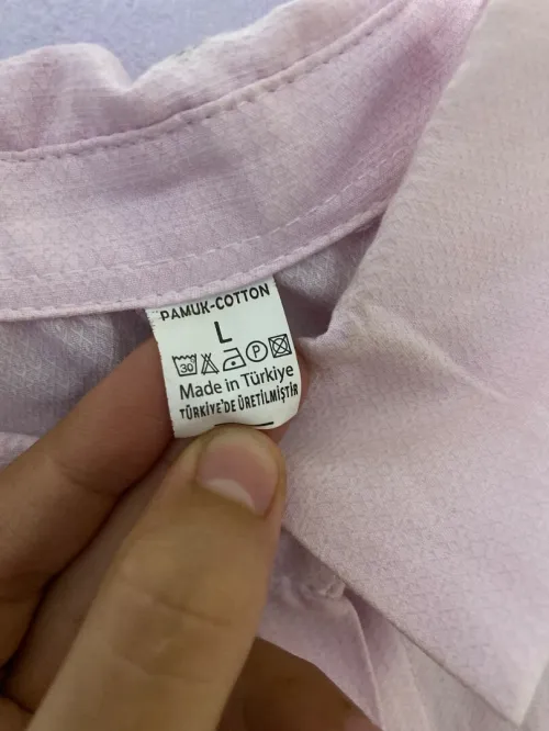 Chemise rose 