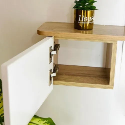 Console d'entrée 80x120 cm en MDF avec miroir