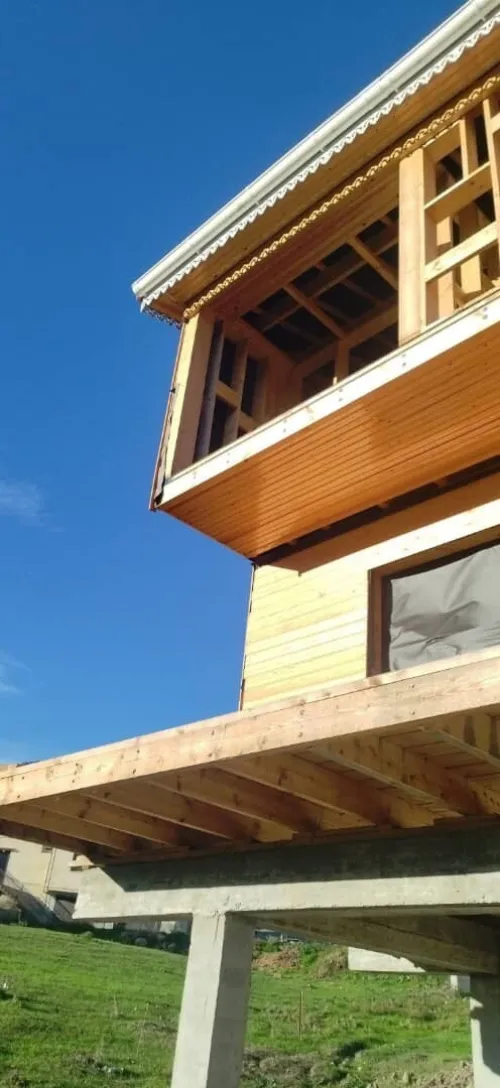 Construction des chalets 