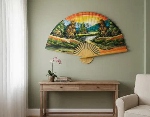 magnifiques éventails muraux décoratifs