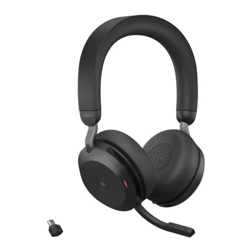 Jabra Evolve2 75 MS stéréo avec dongle USB-C