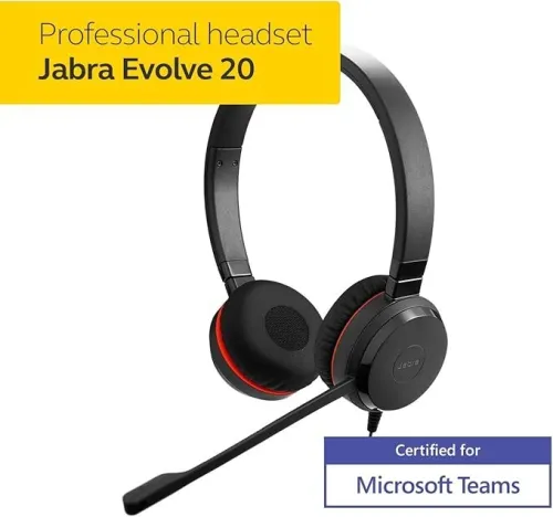 Jabra Evolve 20SE MS Stereo Casque audio Binaural