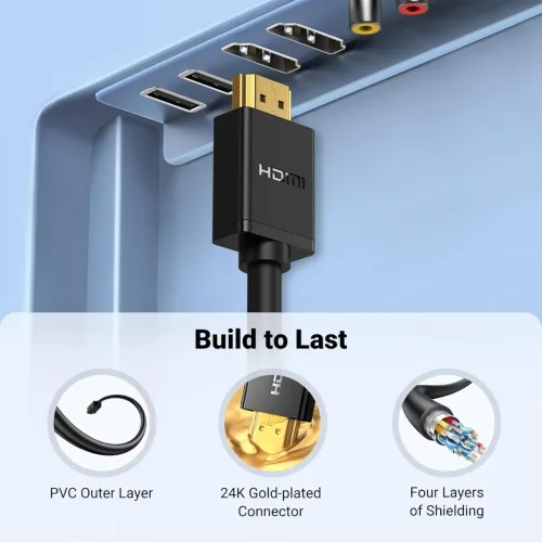 UGREEN HDMI Extension Cable 4K HDMI Extender 10FT Male to Female Adapter Cord 