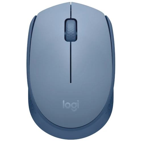 Logitech M171 Wireless Mouse (Bleu Gris) Souris sans fil - ambidextre - capteur optique - 3 boutons