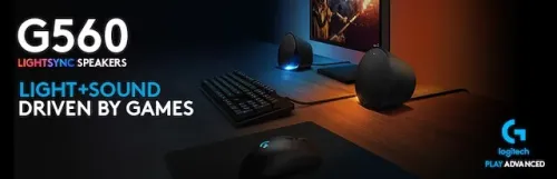 Logitech G560 Haut-parleurs Gaming PC, Son Surround DTS:X Ultra 7.1 et Eclairage RGB LIGHTSYNC