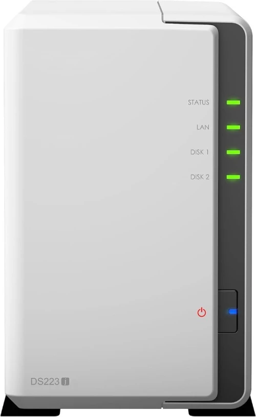 Synology DS223J NAS de Bureau 2 Baies, Blanc