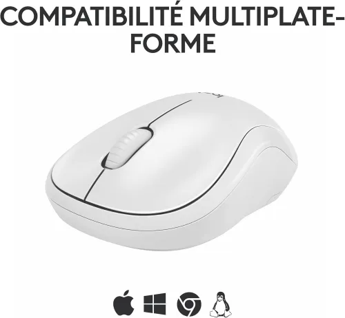 Logitech M240 Souris Bluetooth, sans Fil, Compacte, Portable, Suivi Fluide, Batterie 18 Mois