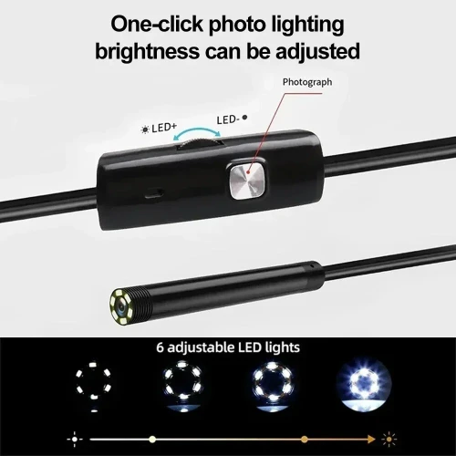 Mini Camera endoscope  كاميرا منظار للفحص