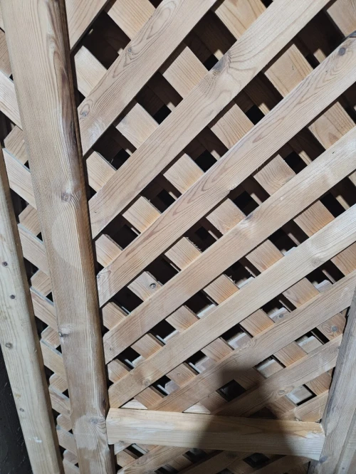 Séparation en bois