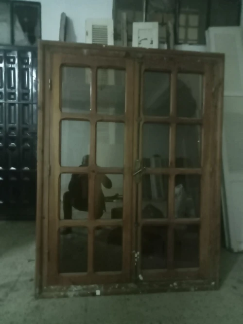 3 fenêtre bois+2 porte balcon bois +porte douche