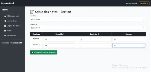 Site Pro Gestion Scolaire & Agence Immobilière