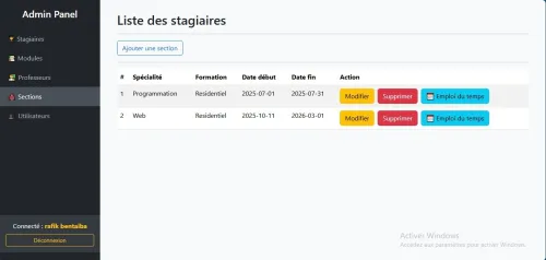 Site Pro Gestion Scolaire & Agence Immobilière