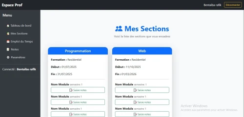 Site Pro Gestion Scolaire & Agence Immobilière