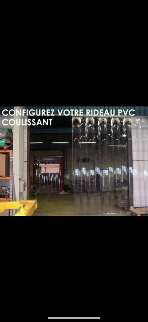 RIDEAU LANIERE PVC SOUPLE  