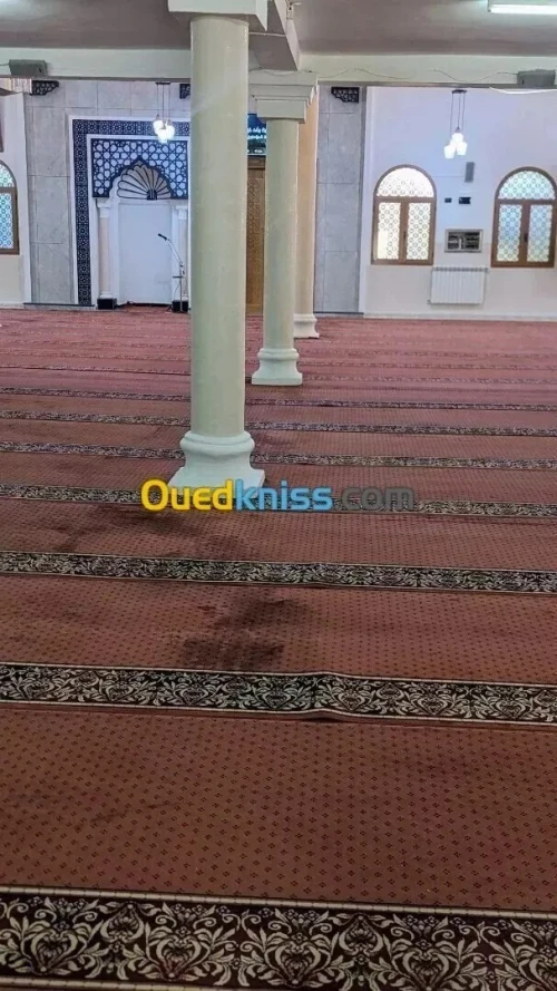 Lavage tapis mosquée  غسيل سجاد