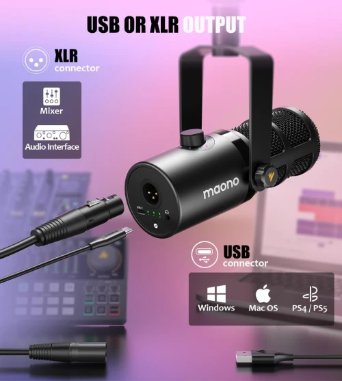 Microphone XLR / USB MAONO PD400X