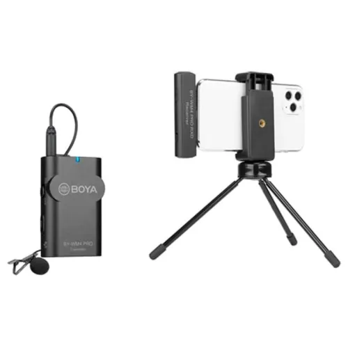 BOYA BY-WM4 PRO-K3 microphone sans fil compatible avec iphone ipad 