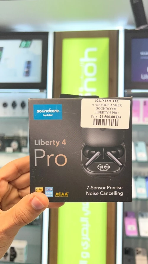 Ecouteurs (Kitman) Sans-Fil ANKER SOUNDCORE LIBERTY 4 PRO ( Couleur NOIR=BLACK )