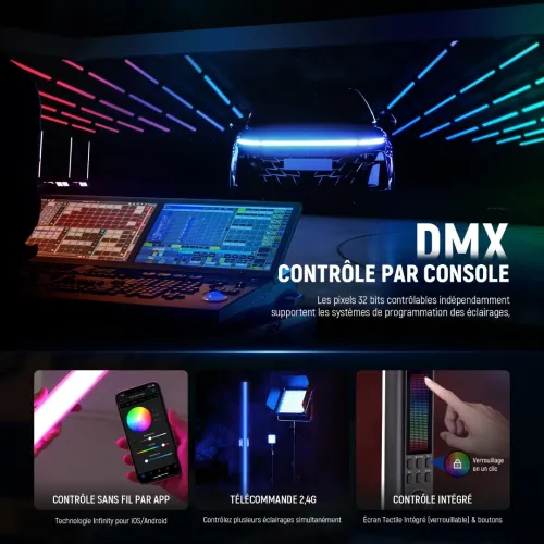 Tube LED RGB NEEWER TL120C (42W / 127cm)