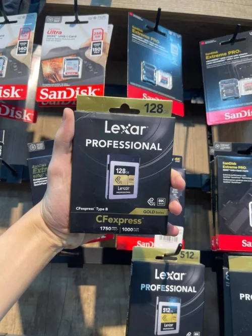 CARTE MÉMOIRE LEXAR CFEXPRESS TYPE B 1750MB/S GOLD (128GB)
