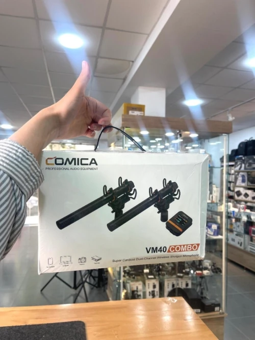 MICROPHONE COMICA SHOOT GUN VM40 COMBO