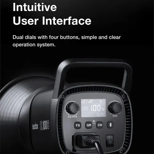 Kit Éclairage Professional Godox SL100Bi (Nicefoto 90cm / Kit-1)