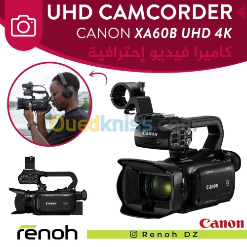 Camera CANON XA60B UHD 4K Camcorder