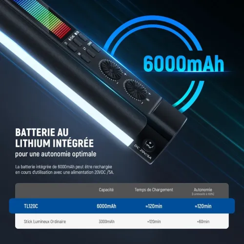 Tube LED RGB NEEWER TL120C (42W / 127cm)