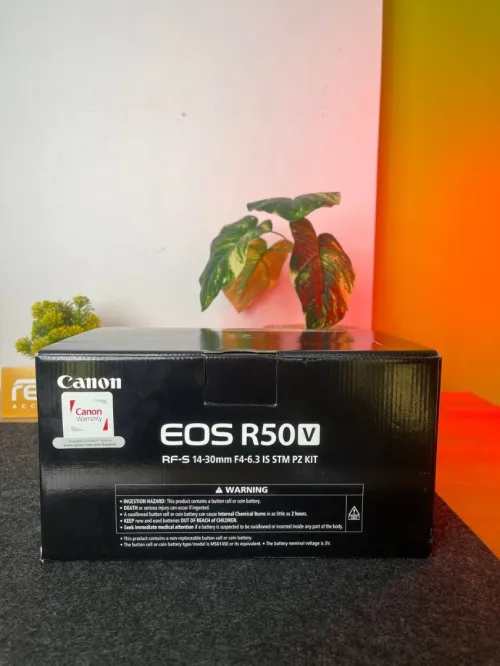 CAMERA CANON EOS R50 V + OBJECTIF RF-S 14-30MM F4-6.3 IS STM PZ KIT