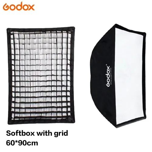 Kit Eclairage Studio CB-VL100 Avec Godox 60x90cm ( 100W / Bi-Color )