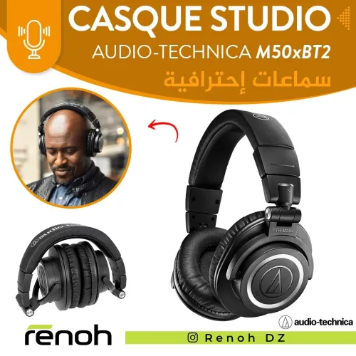 Casque Studio Avec Bluetooth AUDIOTECHNICA M50xBT2