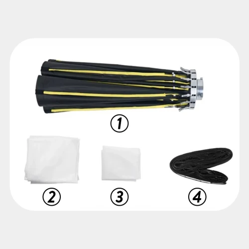 Kit Eclairage Studio BAFANG 200S ( PARABOLIC 90CM ) ( 200W / Bi-Color )