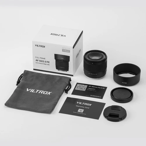 Objectif Caméra VILTROX AF 50mm F2.0 FE ( FULL FRAME / E-MOUNT )