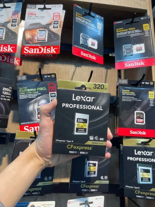 CARTE MÉMOIRE LEXAR CFE TYPE A GOLD 320GB 900MBS