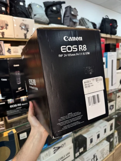 Camera canon R8 + objectif RF 24-105 mm F4 -7.1 stm
