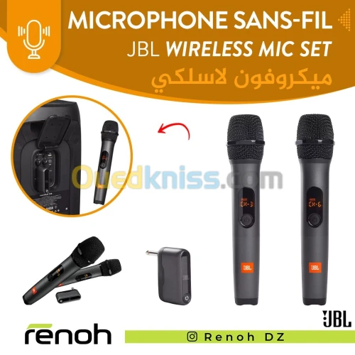 Microphone Sans-Fil JBL WIRELESS MIC SET