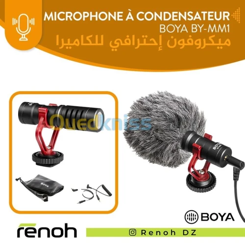 Microphone à condensateurBOYA MM1