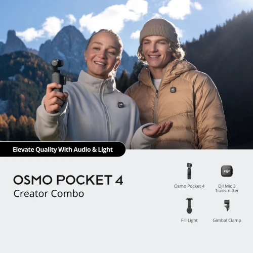 Caméra Action Avec Stabilisation DJI OSMO POCKET 4 CREATOR COMBO