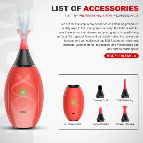 Souffleur Électrique Pour Caméra / Objectif LENSGO LYNCA BLOW-A ( 40W / 1500mAh )