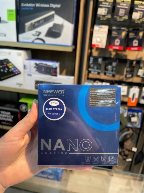 Filtre neewer 77MM HD bleu streak special effect lens filtre