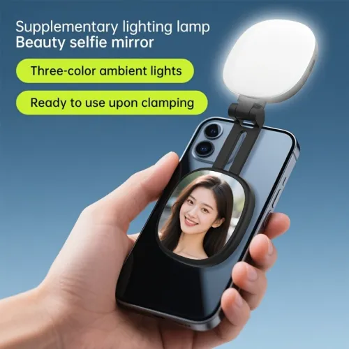 Torche LED Bi-Color Magnetique Avec Miroir K04 (2900K-7000K)