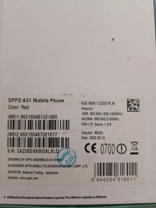 Oppo a31 Oppo a31