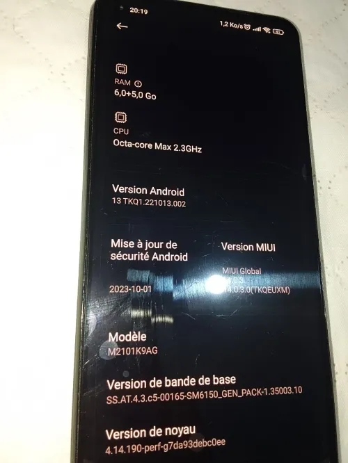 Xiaomi Mi 11 Lite Ram8Go 256Go SIM1