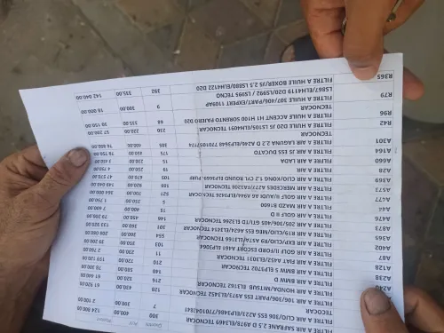 Vente de tous types de filtres بيع حميع أنواع الفلاتر 