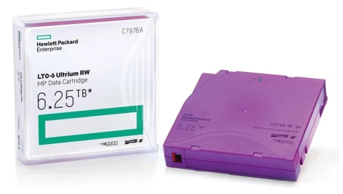 Cartouche de Données HP LTO-6 Ultrium 6,25 To MP RW